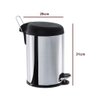 medidas lixeira inox com pedal 5l 407u