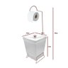 medida lixeira suporte de papel higienico 22201rg