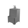 dispenser cromado esponja detergente 28301c
